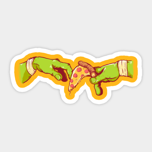 Leonardo´s pizza Sticker by Alberto83aj